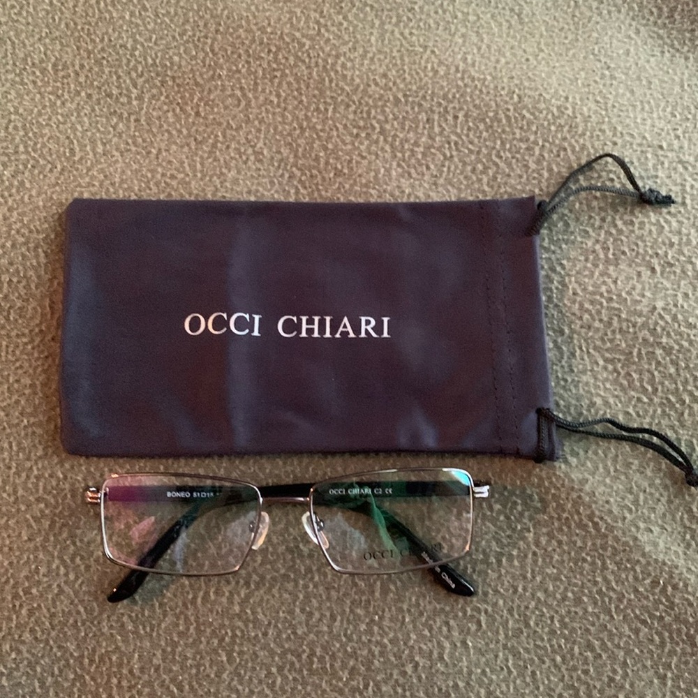 NWOT OCCI CHIARI men’s glasses.  Boneo 51015-138